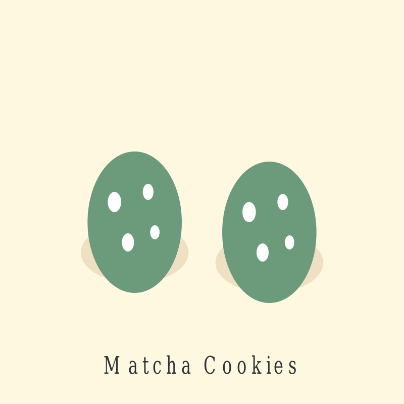 Matcha cookies