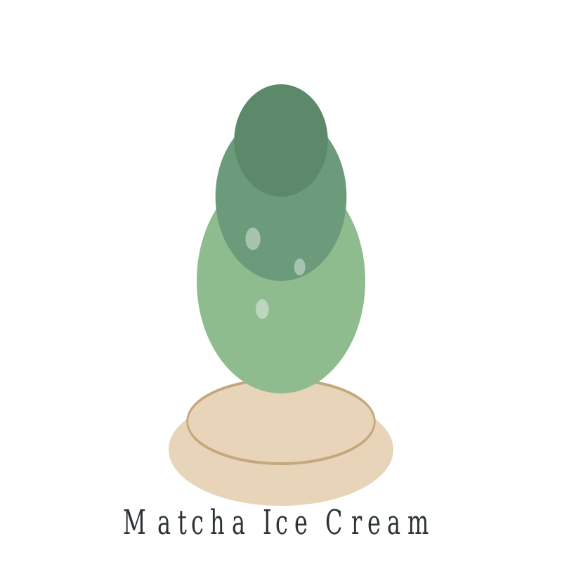 Matcha ice cream
